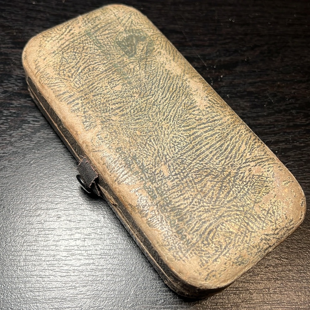 Vintage Silver and Blue Rolls Razor Case - Picture 10 of 13
